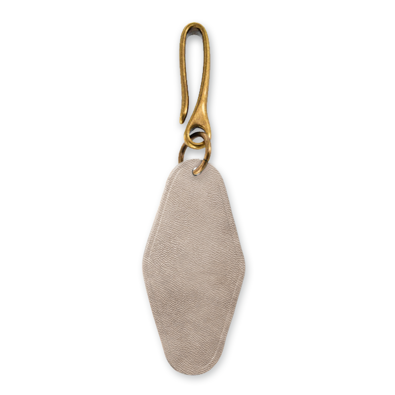 Leather Keychain (Brass Fishhook)