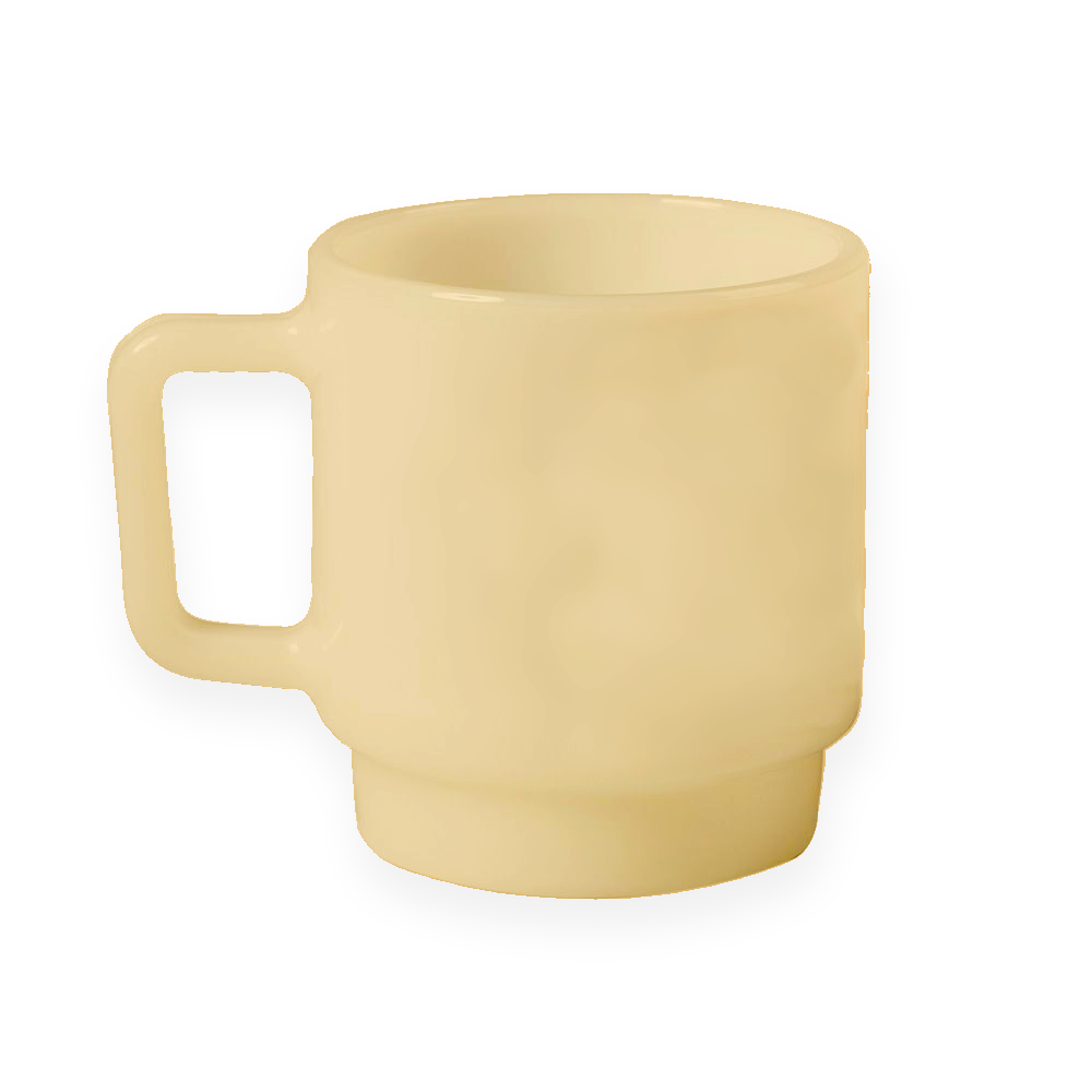 Milk Glass Mug