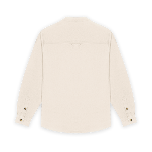 Monk Collar Button Down Shirt
