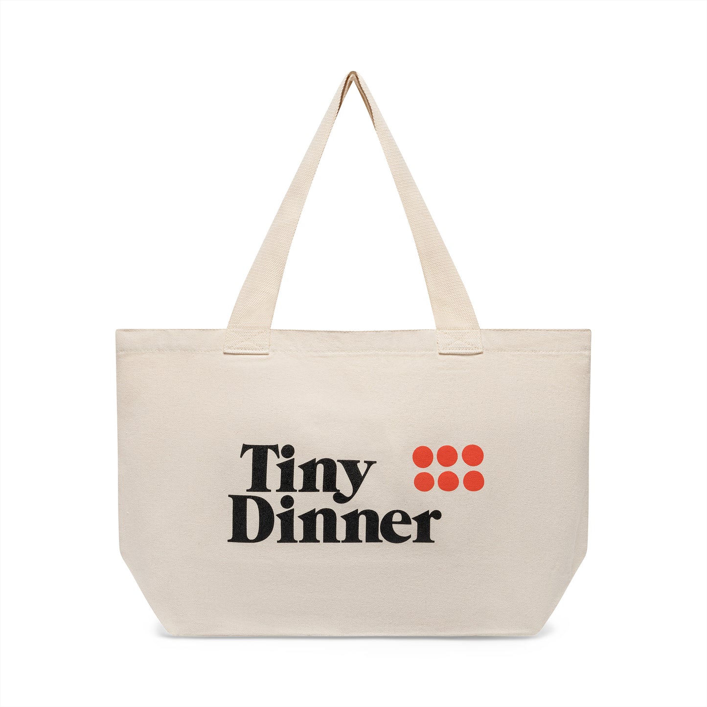 Signature Wide Canvas Tote