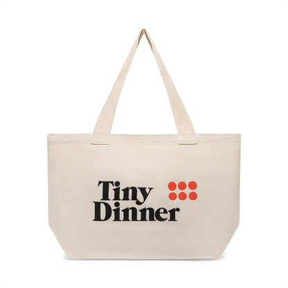 Signature Wide Canvas Tote