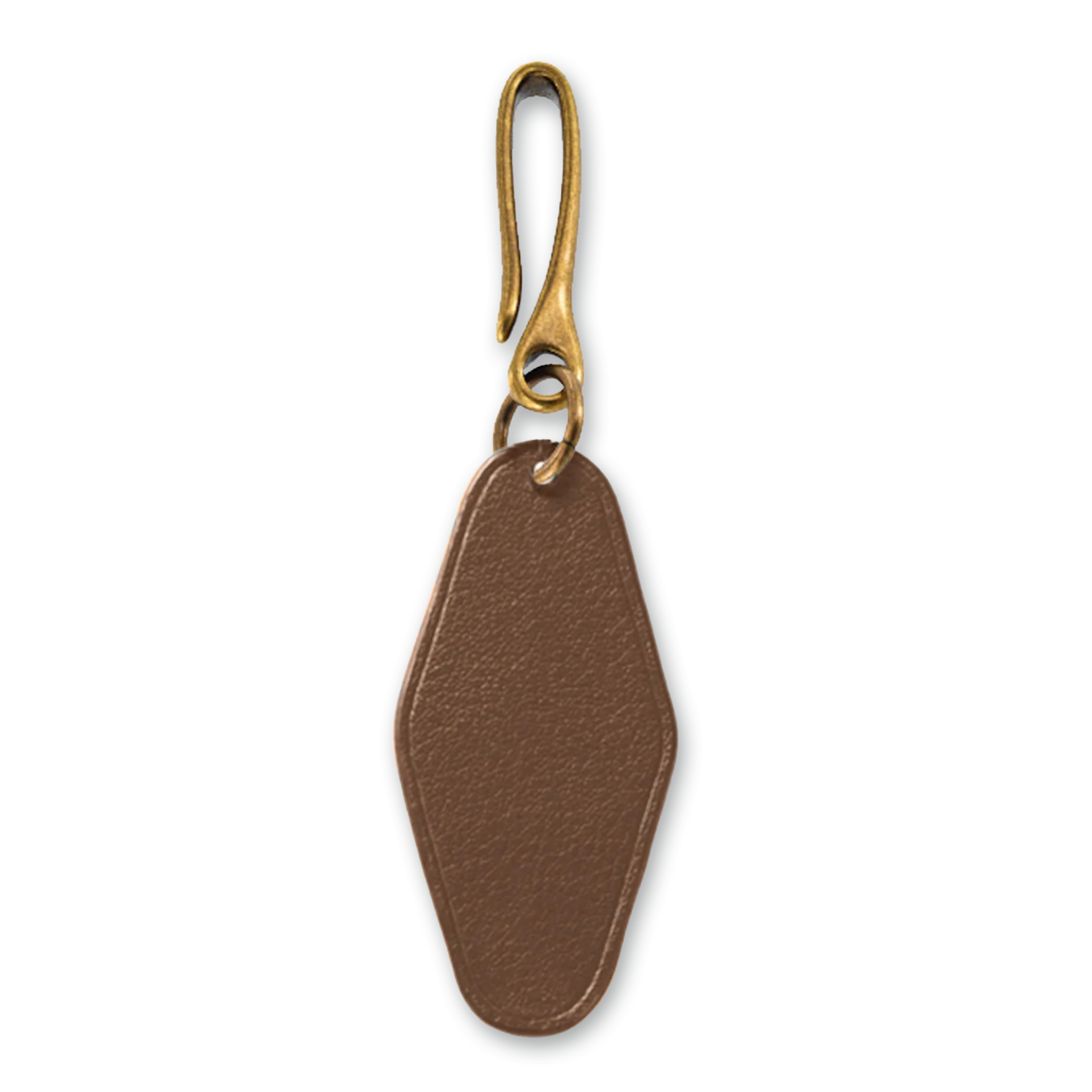 Leather Keychain (Brass Fishhook)
