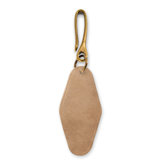 Leather Keychain (Brass Fishhook)