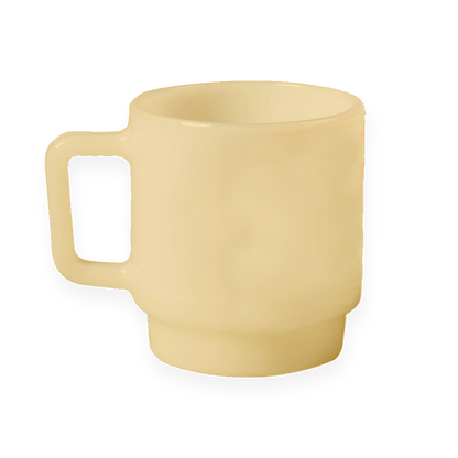 Milk Glass Mug