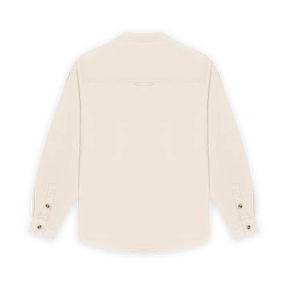 Monk Collar Button Down Shirt
