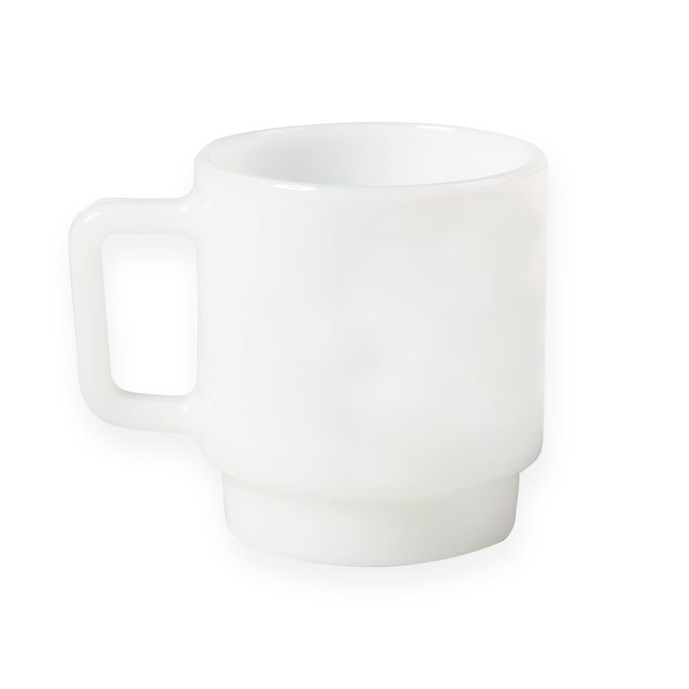 Milk Glass Mug