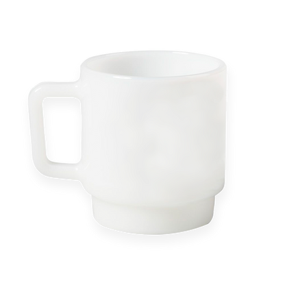 Milk Glass Mug