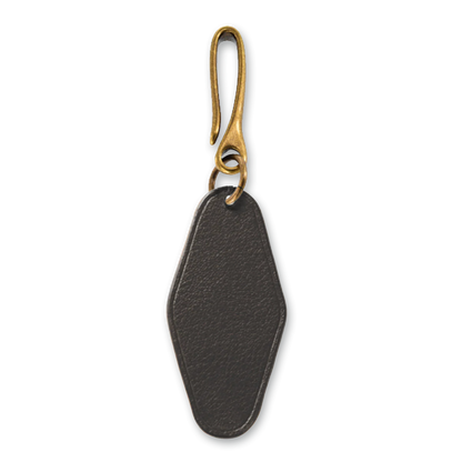 Leather Keychain (Brass Fishhook)