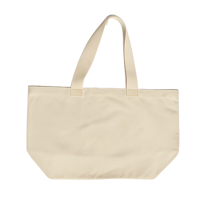 Signature Wide Canvas Tote